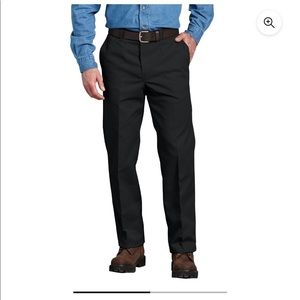 3 Pairs!! Genuine Dickies Men's Flat Front Pants black NWT 34x34